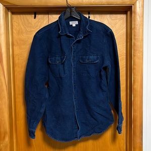 Wallace and Barnes Heavyweight Chamois Work Shirt Over Shirt